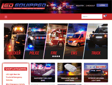 Tablet Screenshot of ledequipped.com